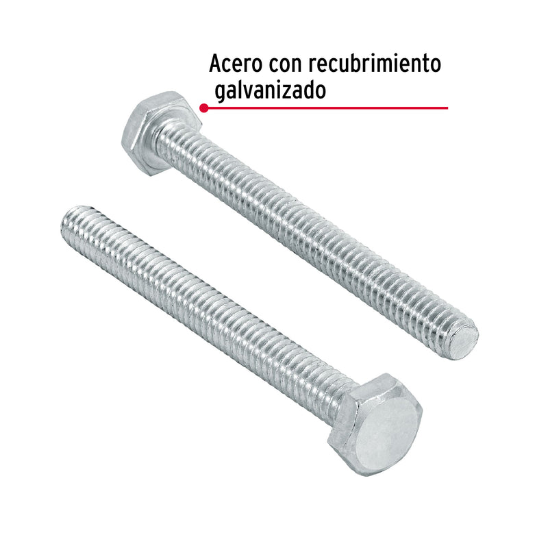 Tornillo Cabeza Hexagonal 1/4" (6 mm) X 2"1/2 Fiero