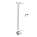 Tornillo Cabeza Hexagonal 1/4" (6 mm) X 3" Fiero