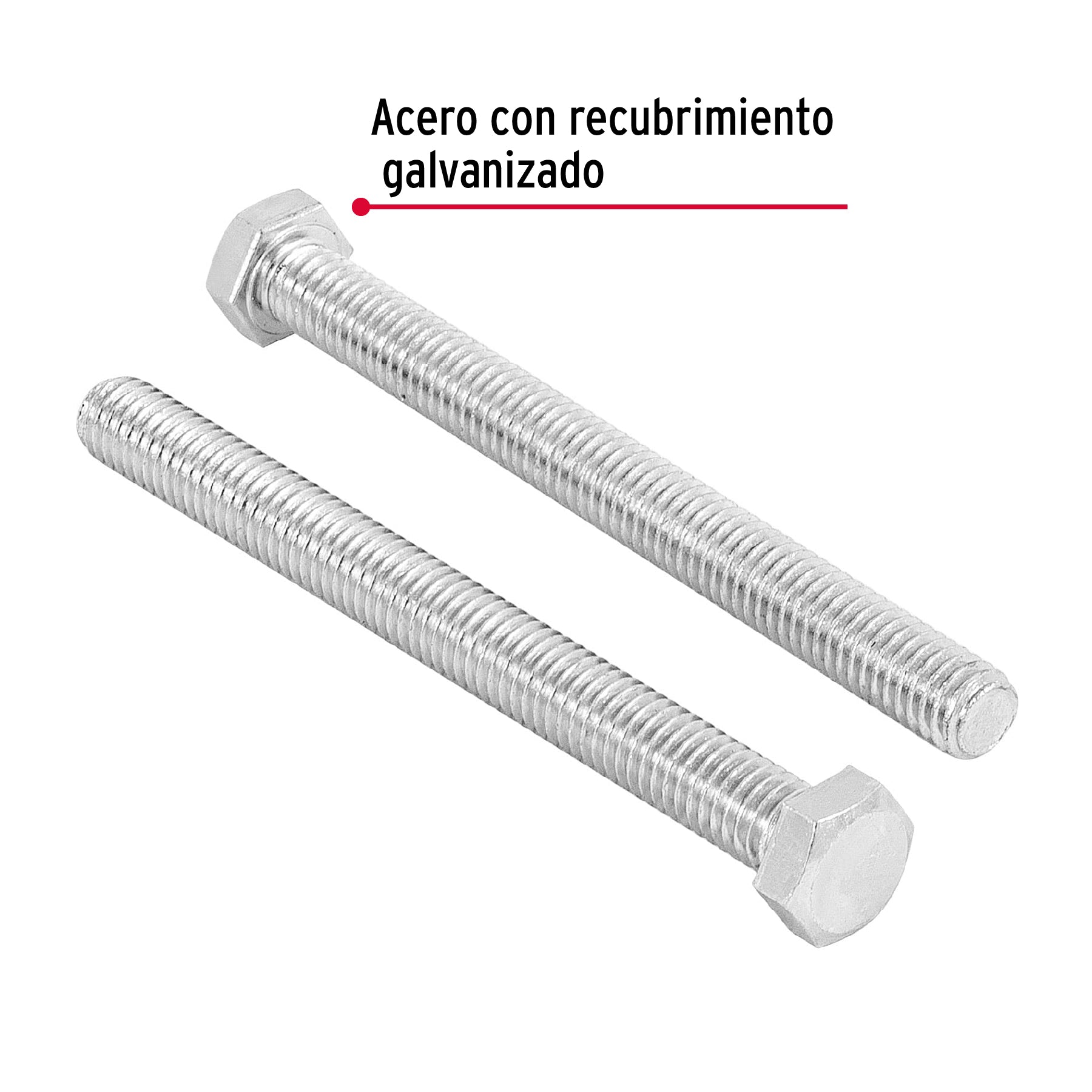 Tornillo Cabeza Hexagonal 3/8" (10 mm) X 4" Fiero