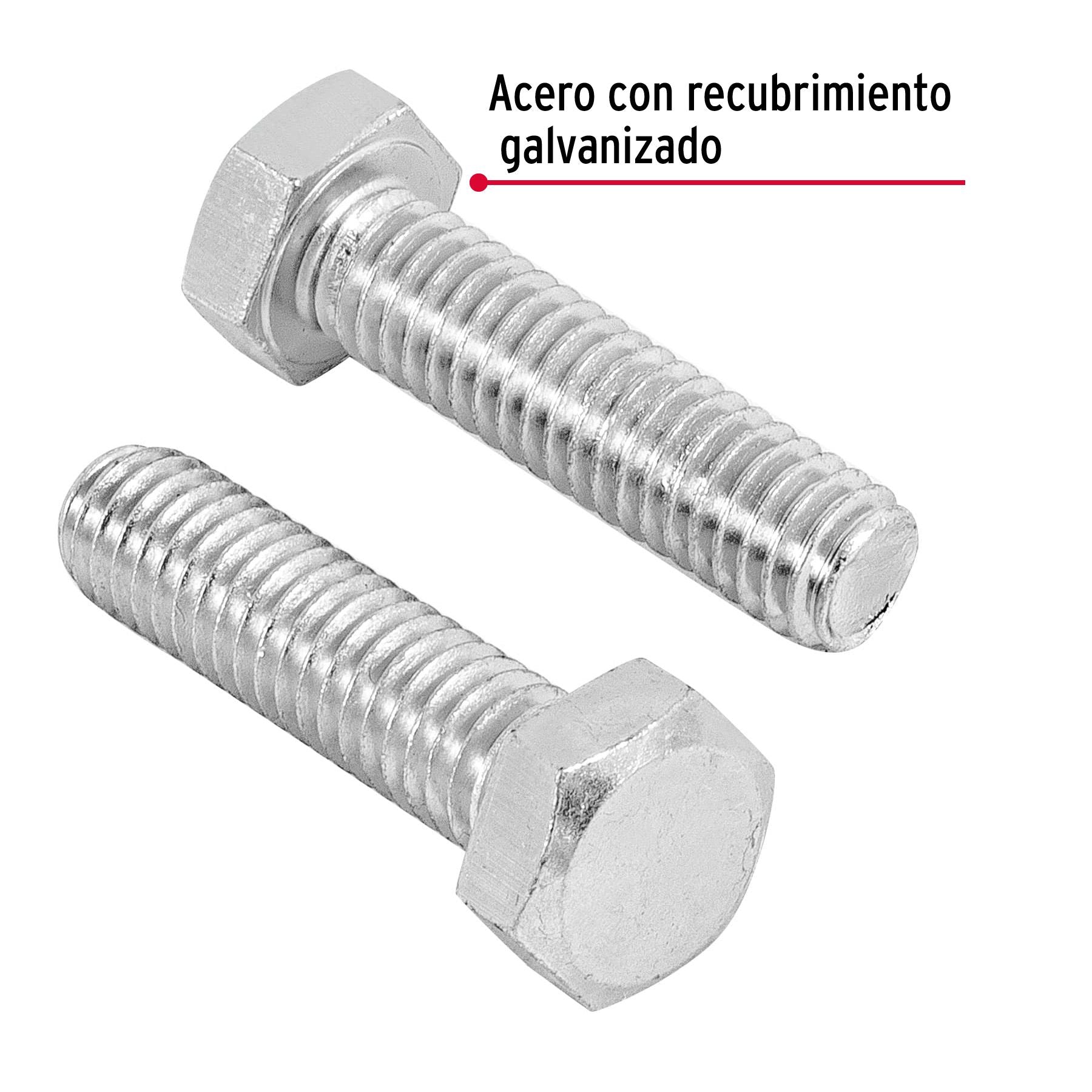 Tornillo Cabeza Hexagonal 5/16" x 1"1/4 Fiero Bolsa 60 Piezas