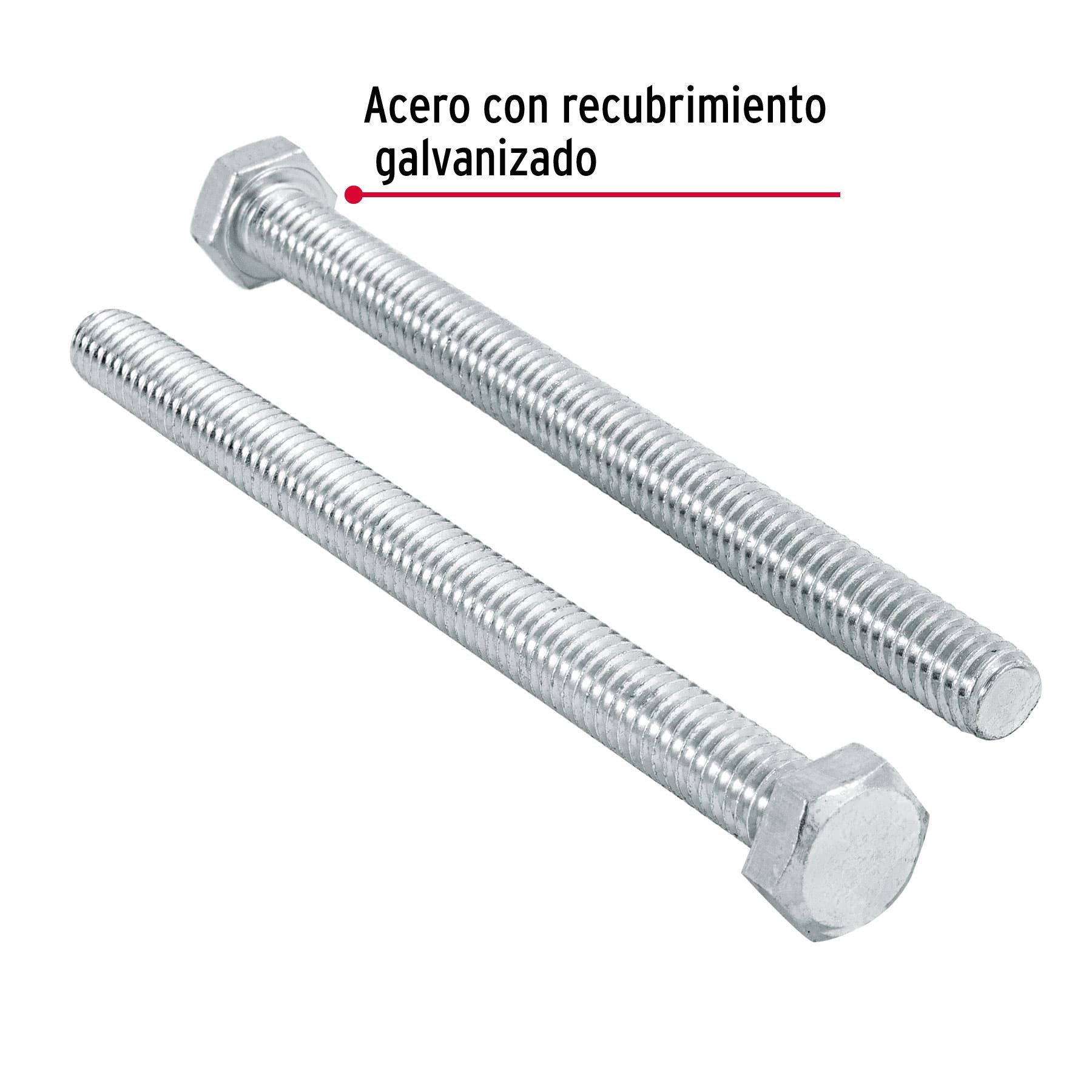 Tornillo Cabeza Hexagonal 5/16" x 4" Fiero Bolsa 50 Pieza