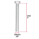 Tornillo Cabeza Hexagonal 5/8" X 5" Fiero 1 Pieza