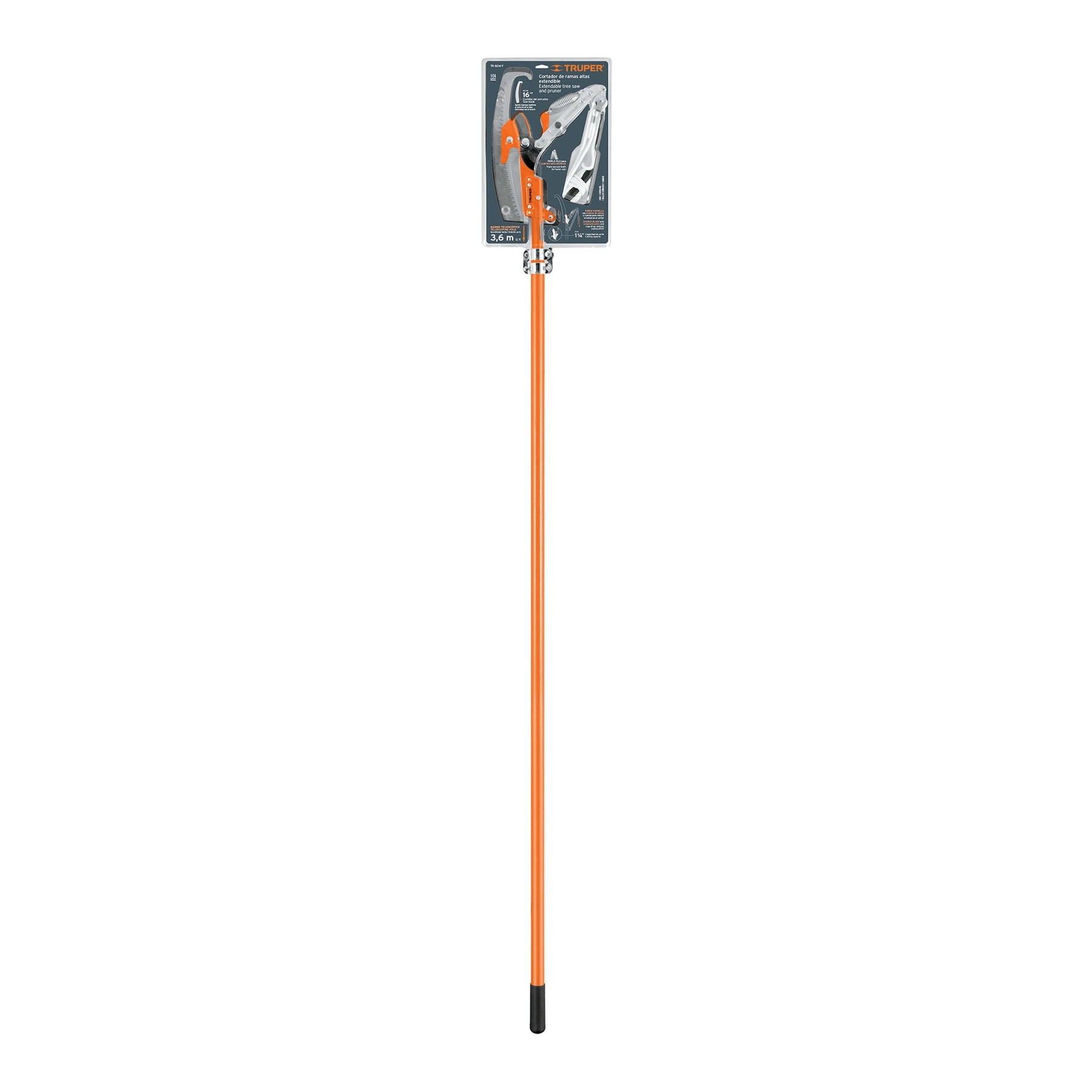 Cortador de Ramas Altas Mango Telescopico 3.6 mts Truper