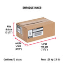 Tuerca Hexagonal 1/2" (13 mm) Fiero Blister 6 Piezas