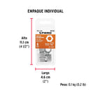 Tuerca Hexagonal 1/2" (13 mm) Fiero Blister 6 Piezas