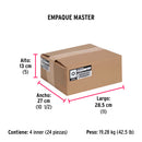 Tuerca Hexagonal 1/2" (13 mm) Fiero Bolsa 50 Piezas