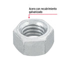 Tuerca Hexagonal 3/8" (10 mm) Fiero Blister 12 Piezas