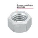 Tuerca Hexagonal 3/8" (10 mm) Fiero Bolsa 100 Piezas
