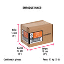 Tuerca Hexagonal 5/8" (16 mm) Fiero Bolsa 25 Piezas