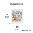 Tuerca Hexagonal 5/8" (16 mm) Fiero Bolsa 25 Piezas