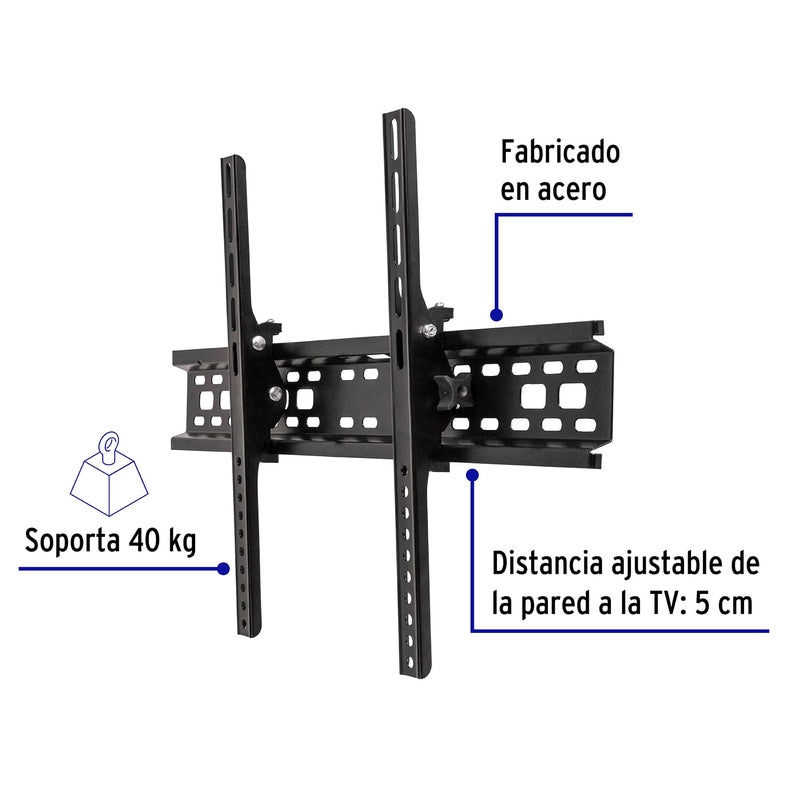 Soporte para Pantallas 32" a 70" Movimiento Angular Volteck