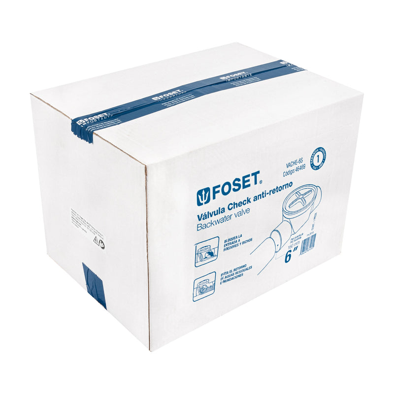 Valvula Antirretorno de ABS de 6" FOSET