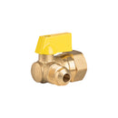 Valvula de Paso para Gas 3/8" Flare X 1/2" Hembra NPT ANGULAR FOSET