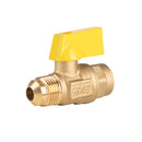 Valvula de Paso para Gas 3/8" Flare X 1/2" Soldable Foset