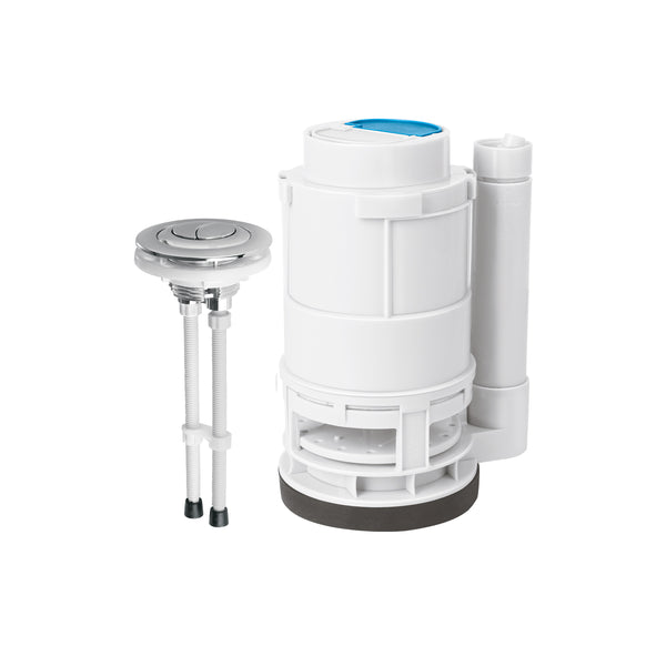 Valvula Descarga Dual para Sanitario de 1 Pieza de 3" con Boton Foset