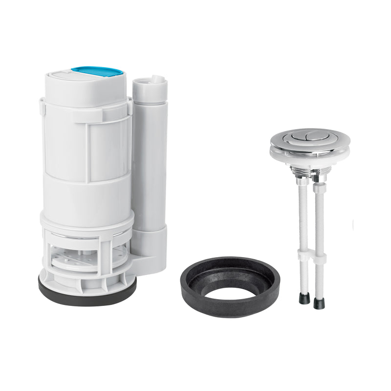Valvula Descarga Dual para Sanitario de 2 Piezas de 3" con Boton Foset
