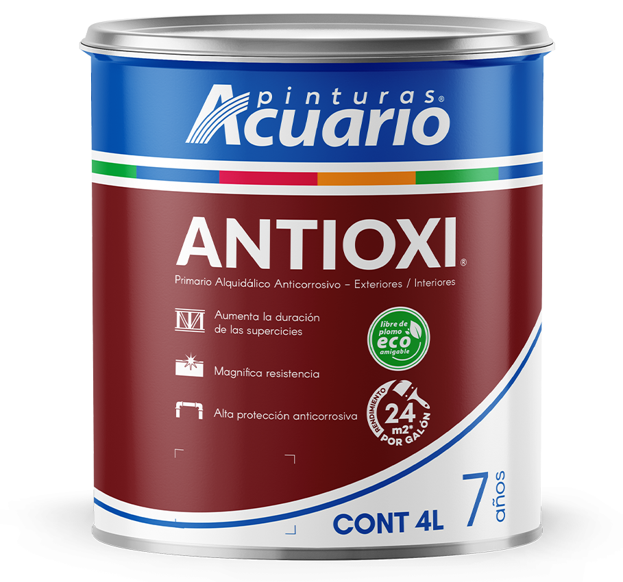 Acuario Pintura Antioxi Primer Gris Bote  1 Litro