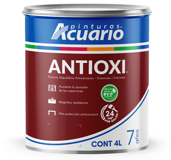 Acuario Pintura Antioxi Primer Gris Bote  1 Litro