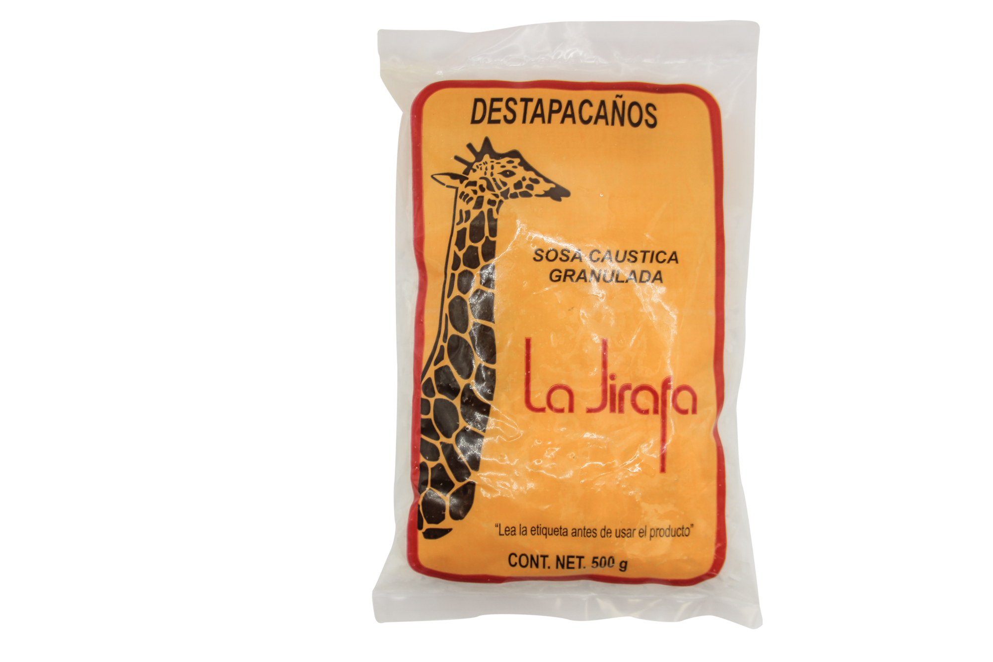 Sosa Caustica en Escamas 500 gms La Jirafa