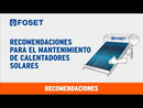 Calentador Solar de Agua de Baja Presion 15 Tubos 195 Litros Foset