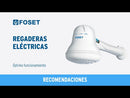 Regadera Electrica 4 Temperaturas Blanca Foset