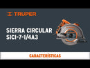 Sierra Circular 7"1/4 1,750 Watts Truper Profesional