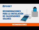 Calentador Solar de Agua de Baja Presion 15 Tubos 195 Litros Foset