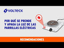 Parrilla Electrica 1 Quemador Cuadrada Volteck Basic