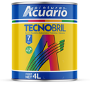Esmalte Acuario Tecnobril Blanco Brillante Bote  4 Litros
