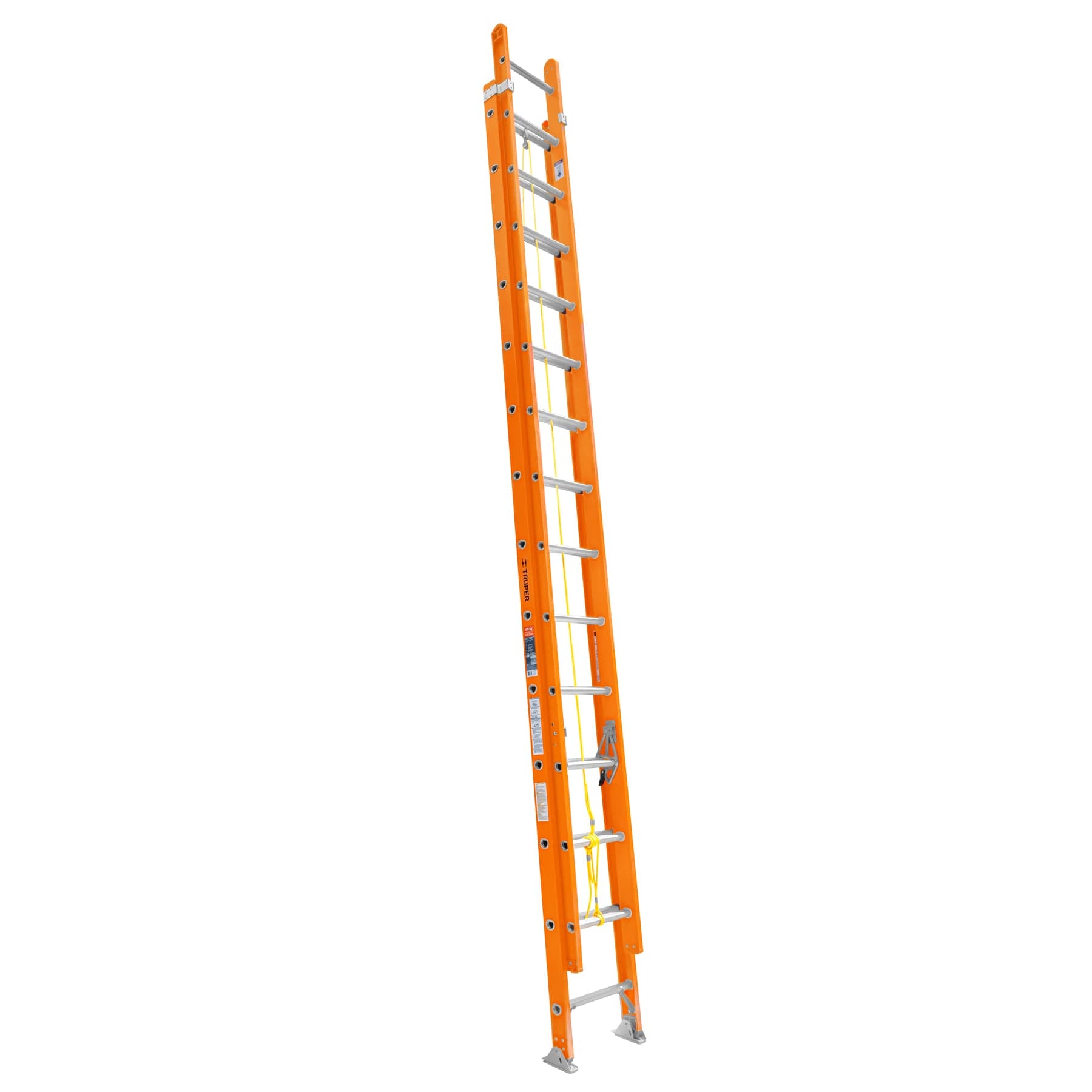 Escalera de Extension Fibra de Vidrio Tipo II Truper 28 Peldaños