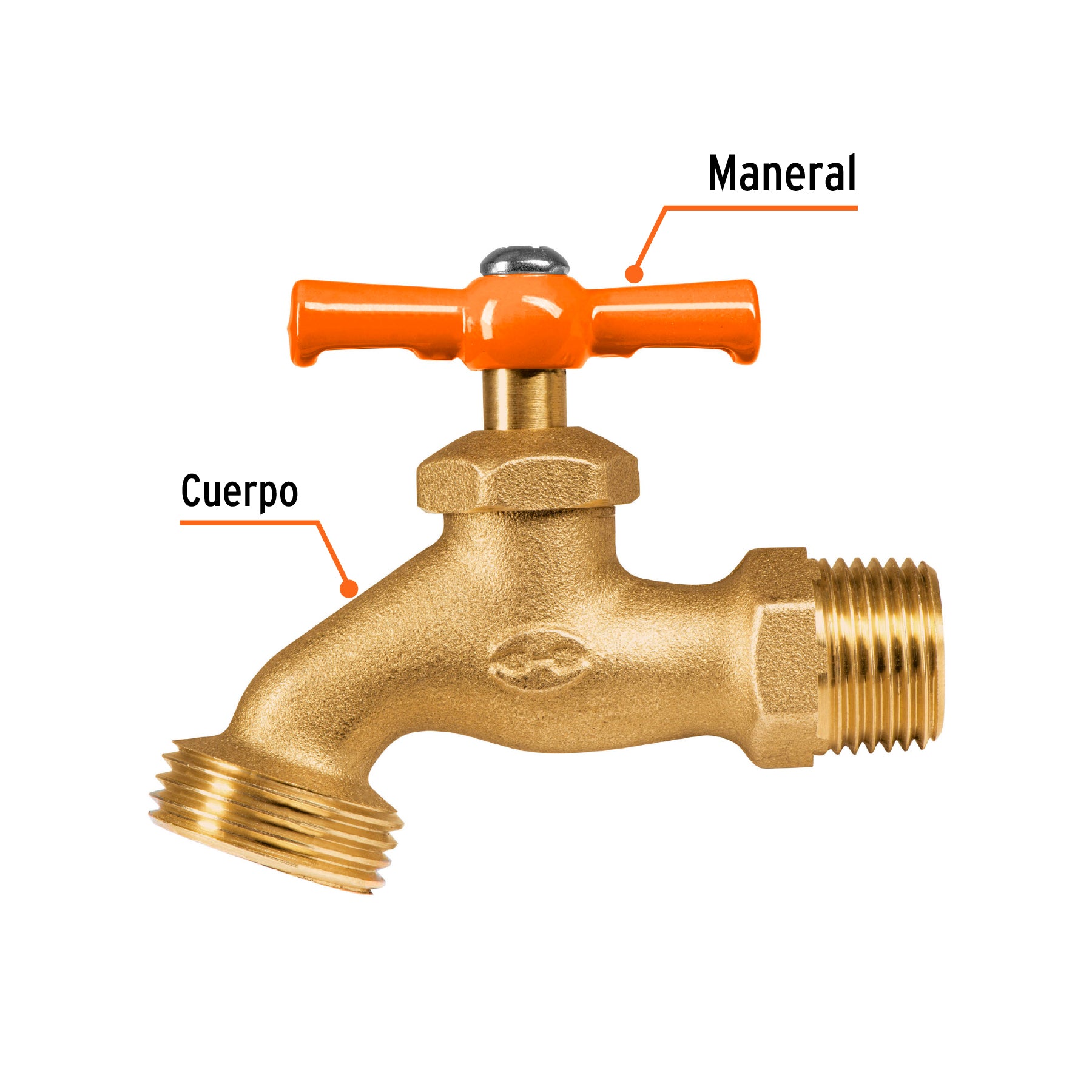 Llave de Nariz para Manguera 1/2" Truper