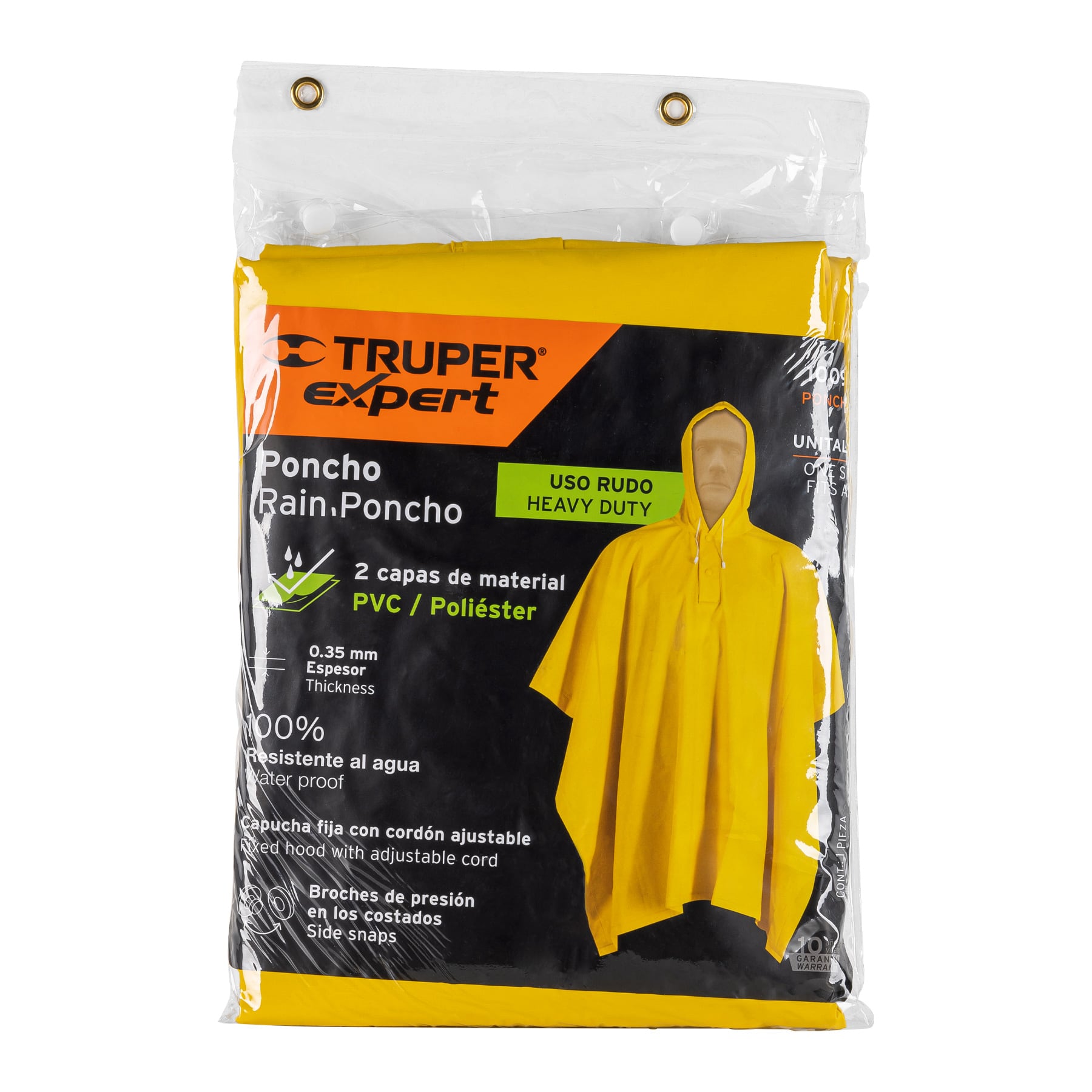 Poncho o Capamanga Doble Capa Unitalla Truper Expert