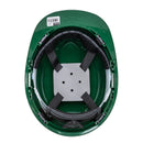 Casco de Seguridad con Ranuras de Ventilacion Ajuste de Matraca Truper Verde