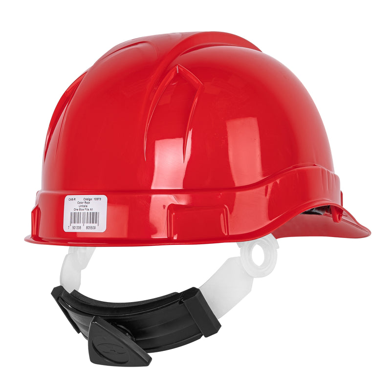 Casco de Seguridad Ajuste de Matraca Truper Rojo