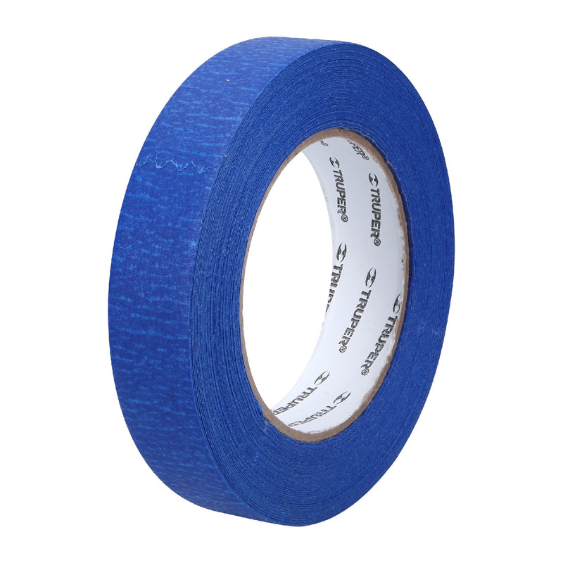 Masking Tape Color Azul Truper 24 mm X 50 mts