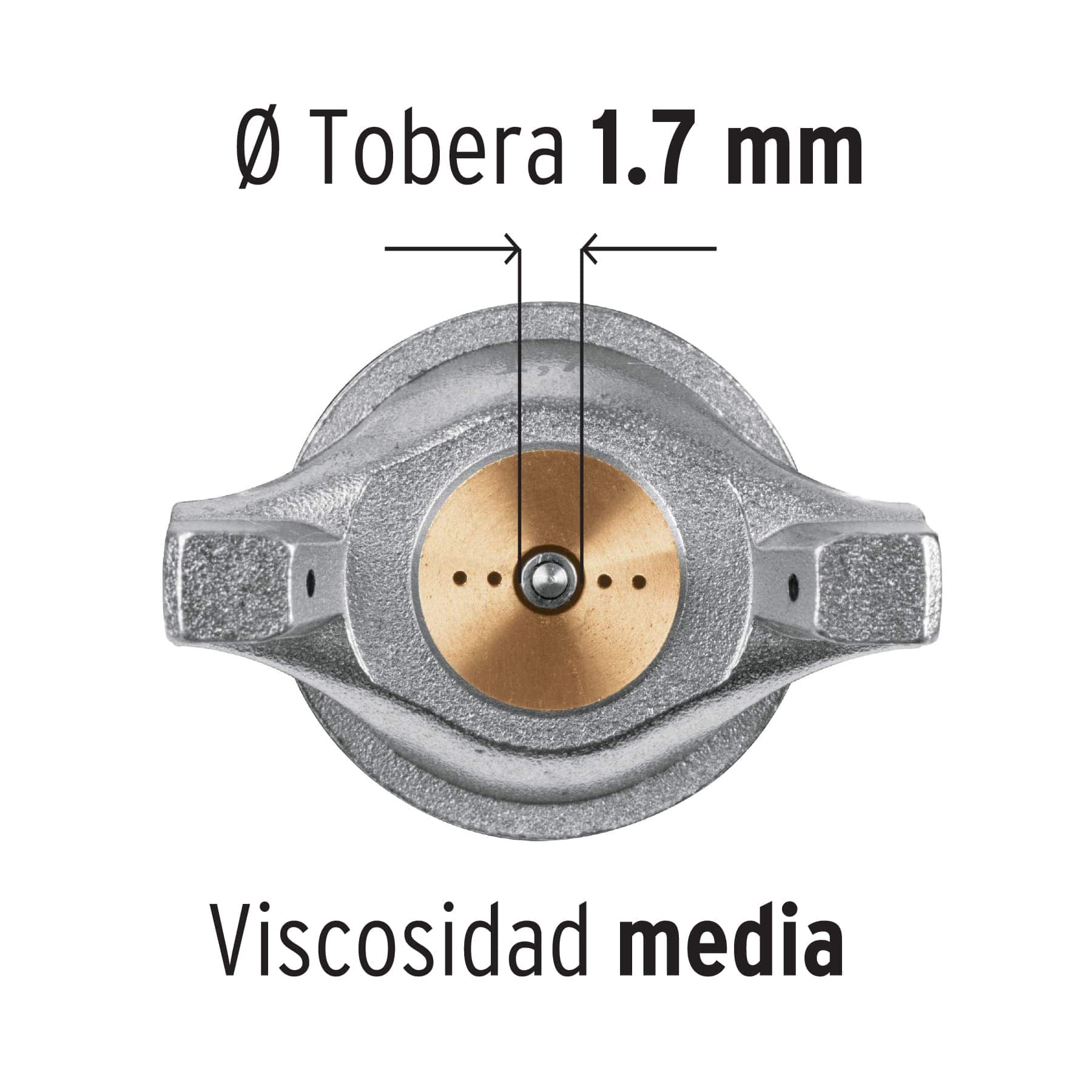 Pistola para Pintar de Gravedad de 30 PSI - 50 PSI 400 mls Truper