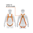 Arnes de Cuerpo Completo 1 Anillo Contra Caidas ANSI Truper