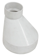 Reduccion Bushing PVC Sanitario 200 mm X 100 mm (8" X 4")