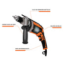 Rotomartillo  850 Watts Broquero de 1/2" Truper PRO