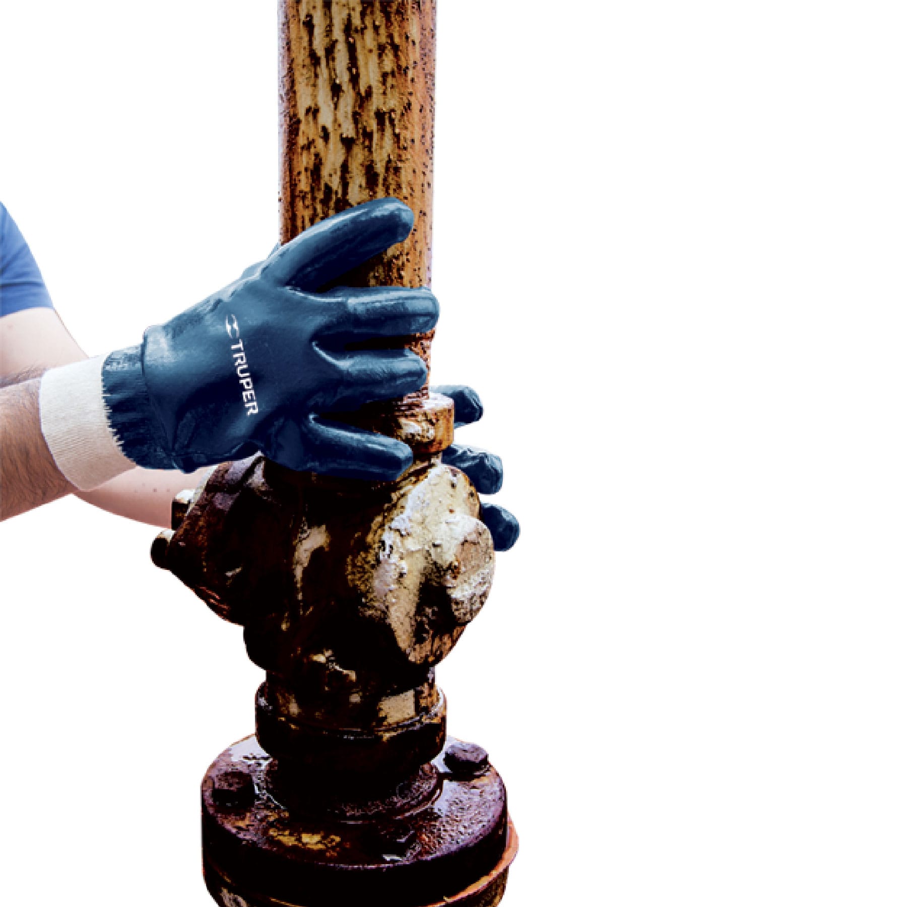Guantes Textiles con Recubrimiento de Nitrilo Unitalla Truper