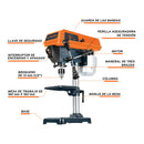 Taladro Estacionario de Banco 250 Watts Broquero de 1/2" Truper