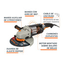 Esmeriladora Angular 9" - 2,350 Watts Truper Industrial