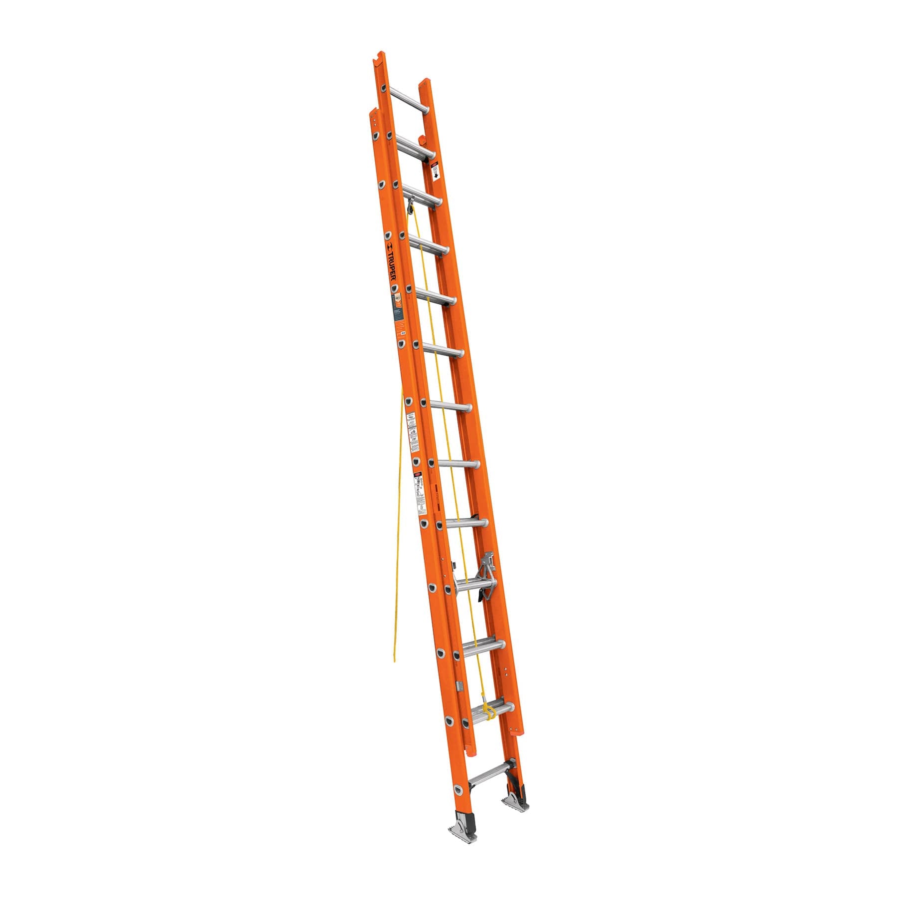 Escalera de Extension Fibra de Vidrio Tipo II Truper 24 Peldaños