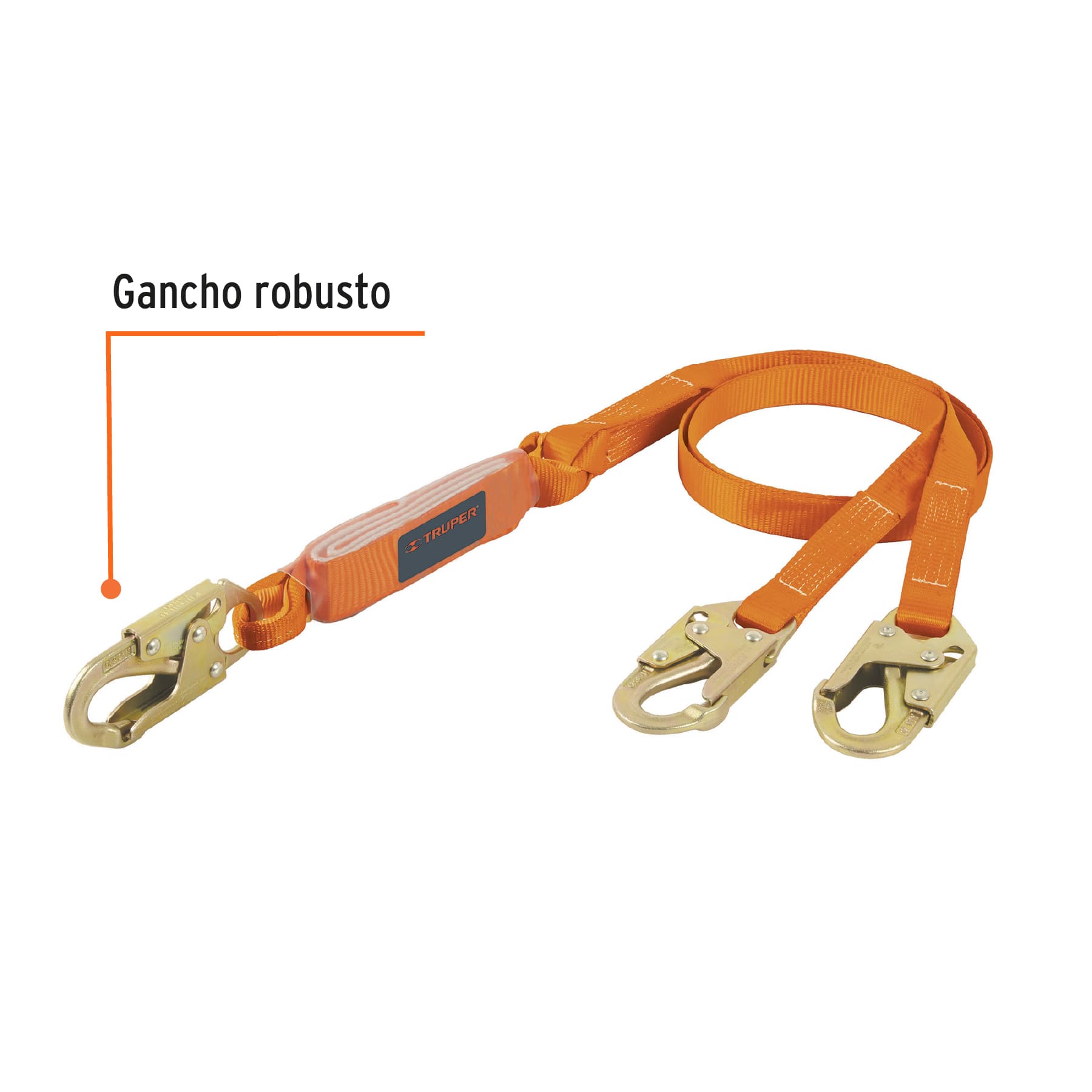 Linea de Vida con Absorbedor de Impacto Doble Brazo ANSI Truper