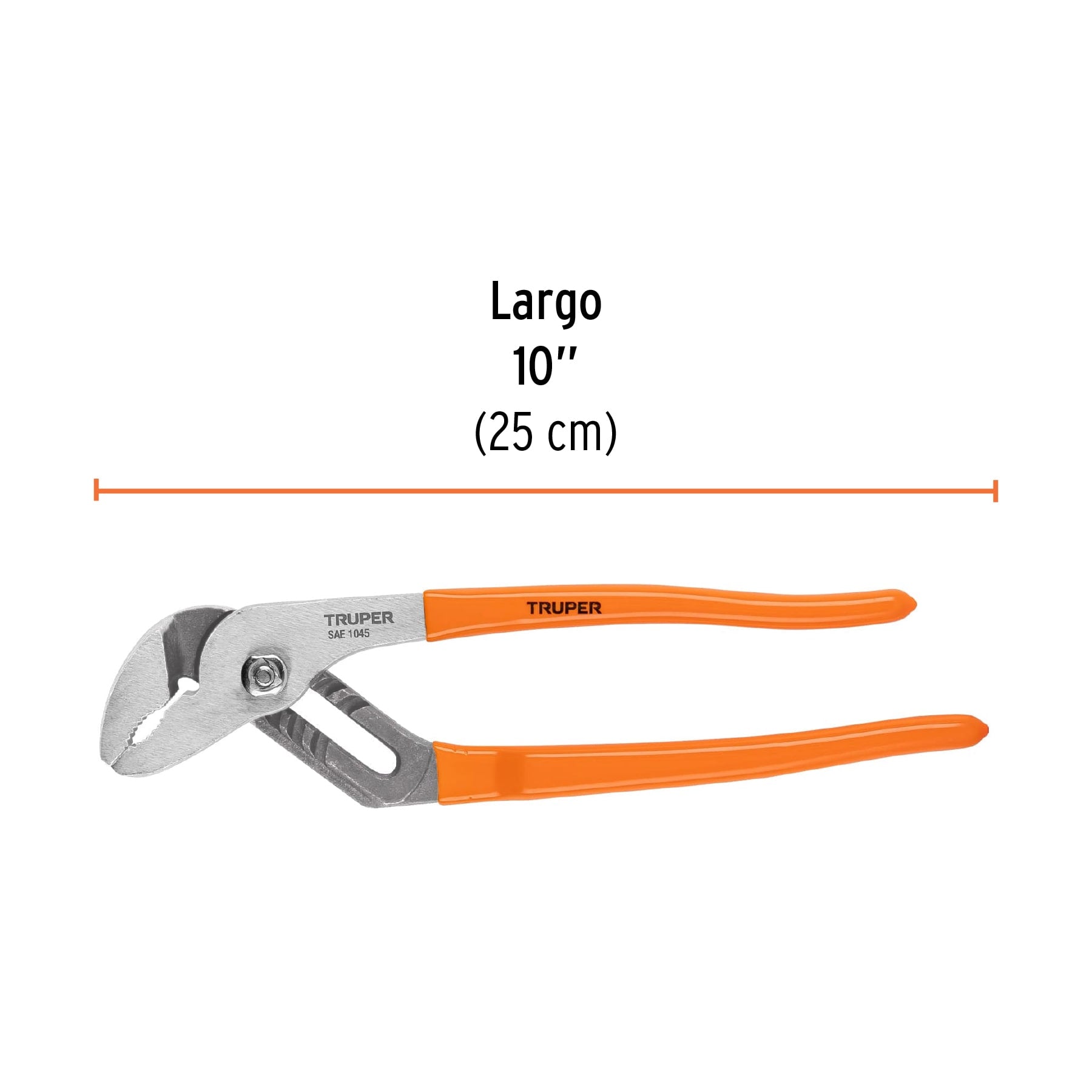 Pinzas de Extension Mangos de PVC Truper 10"
