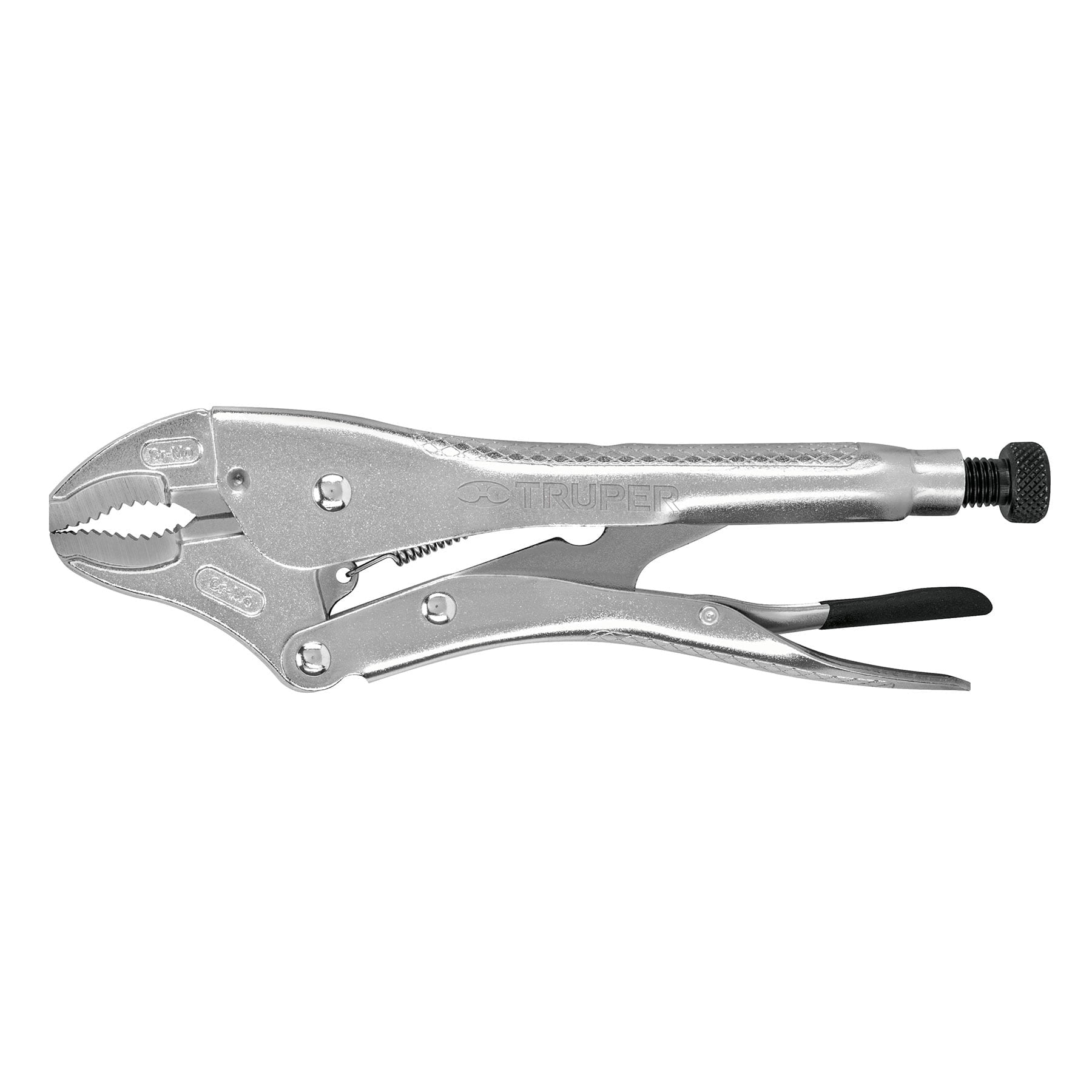 Pinza de Presion Mordaza Curva 10" Truper