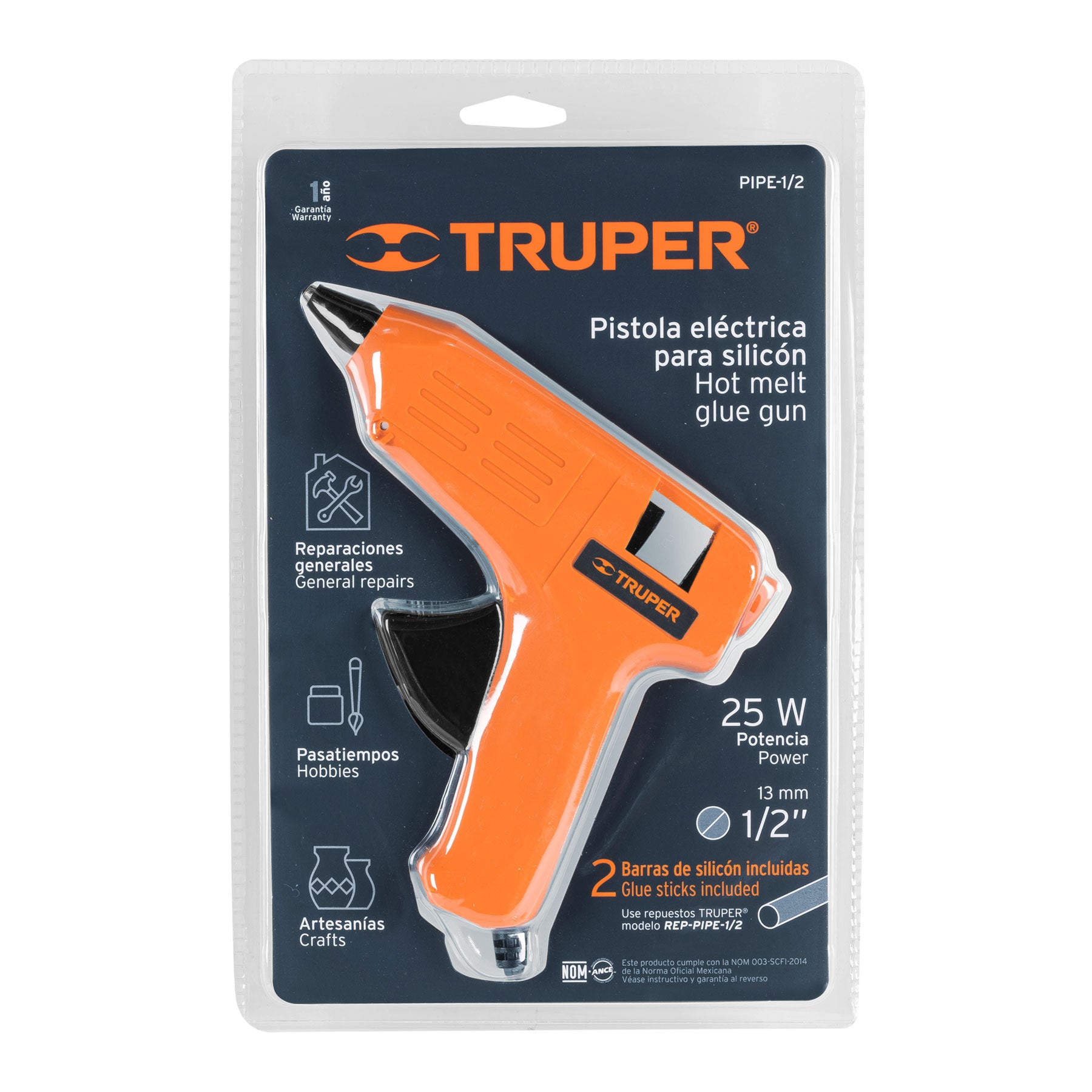 Pistola Electrica para Silicon de 1/2" Truper