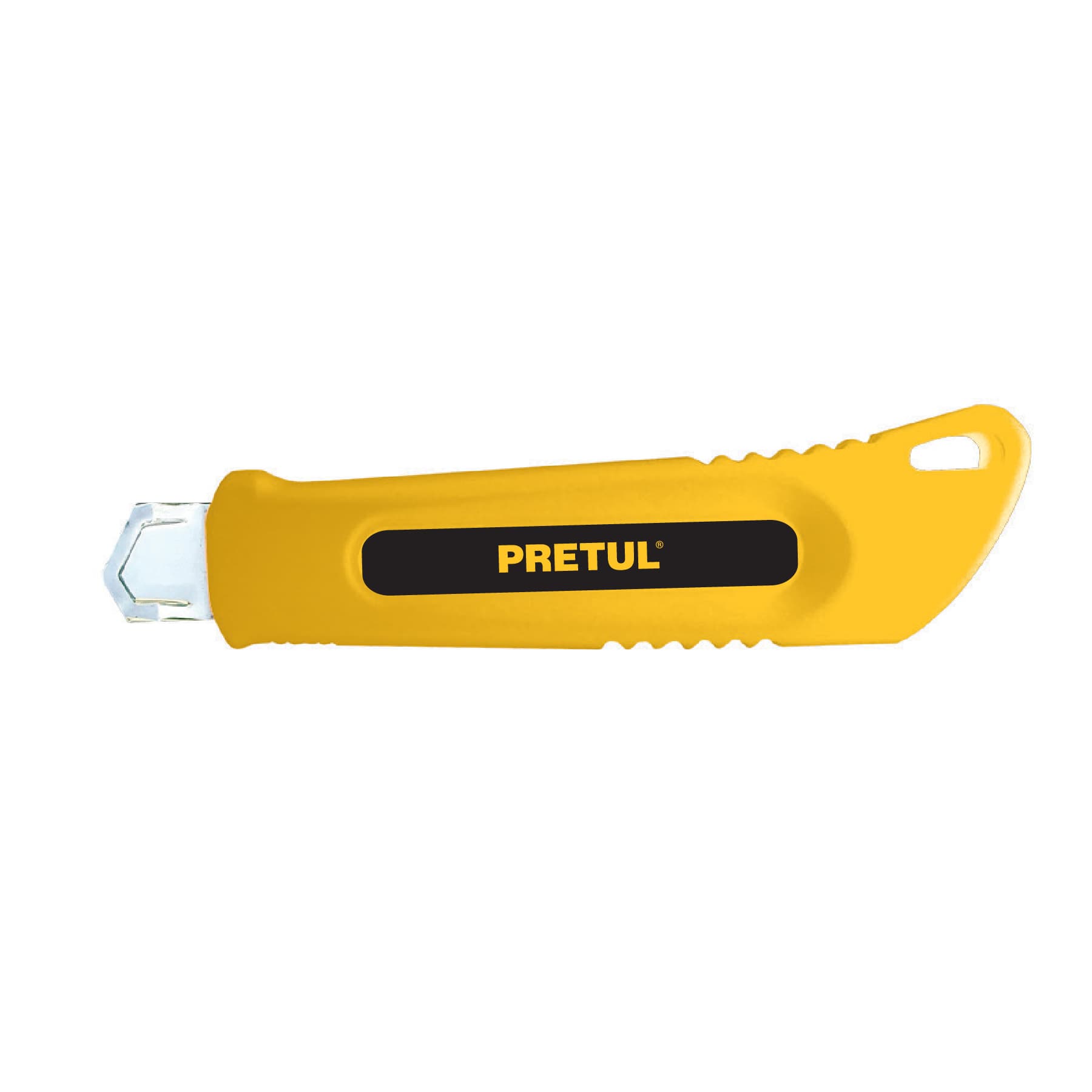 Cutter 18 mm Cuerpo de Plastico Alma Metalica Pretul