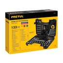 Juego de Herramientas Combinado 133 Piezas Pretul