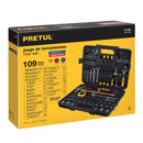 Juego de Herramientas Combinado 109 Piezas Pretul